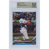 Ronny Mauricio New York Mets 2023 Topps Now Call-Up Blue #858 #/49 BGS Authenticated 9.5 Card 