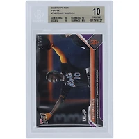Ronny Mauricio New York Mets 2023 Topps Now Call-Up Hit Purple #796 #/25 BGS Authenticated 10 Card - 10,10,10,9.5 Subgrades