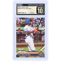 Ronny Mauricio New York Mets 2023 Topps Now Cracks 1st Homer Of MLB Career #858 CGC Authenticated Pristine 10 Rookie Card