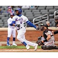 Starling Marte New York Mets Hits non signés Une seule photo