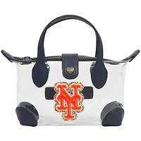 Stoney Clover Lane  New York Mets Clear Pouchette Crossbody Bag
