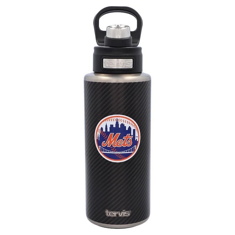 Tervis New York Mets 32oz. Carbon Fiber Wide Mouth Bottle