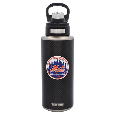 Tervis New York Mets 32oz. Carbon Fiber Wide Mouth Bottle