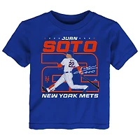 T-shirt pour tout-petit Juan Soto Royal, joueur des New York Mets de Big City