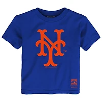 Toddler Mitchell & Ness  Royal New York Mets Retro Logo T-Shirt