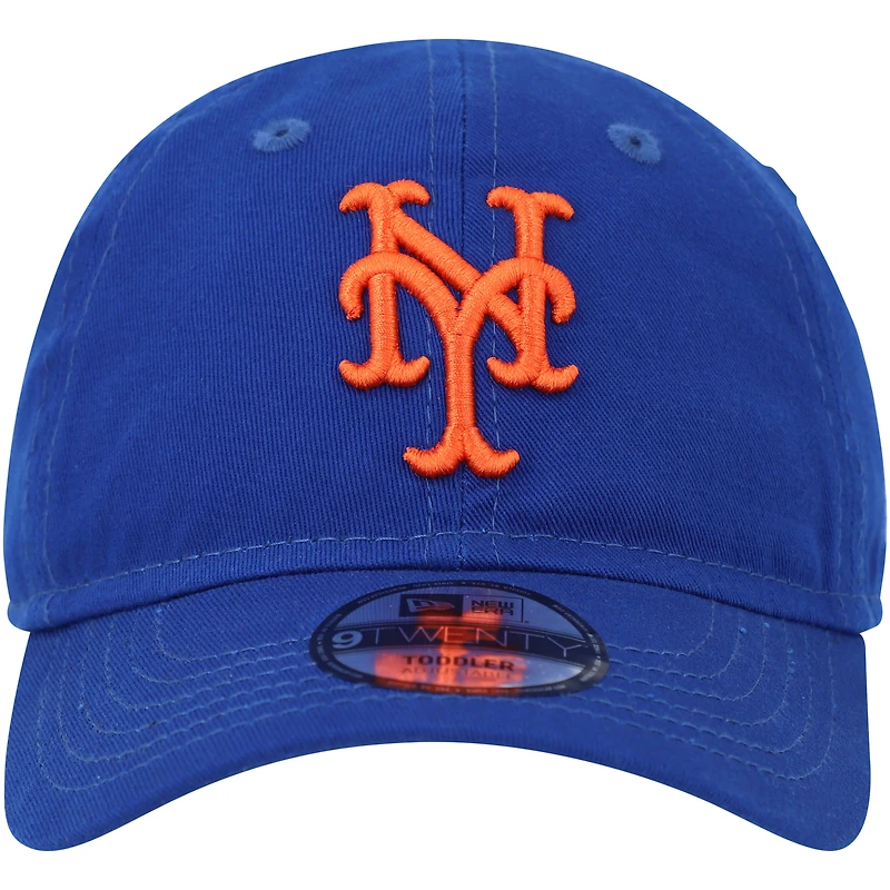 Casquette réglable New Era Royal New York Mets Team 9TWENTY pour tout-petit