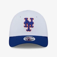 Toddler New Era  White New York Mets Baseball 39THIRTY M-Crown Adjustable Hat