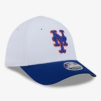 Toddler New Era  White New York Mets Baseball 39THIRTY M-Crown Adjustable Hat