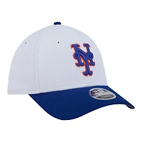 Toddler New Era  White New York Mets Baseball 39THIRTY M-Crown Adjustable Hat