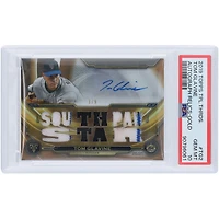 Tom Glavine New York Mets Autographed 2019 Topps Triple Threads Gold Relic #TTAR-TG2 #3/9 PSA Authenticated 10 Card