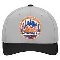 Unisex Mitchell & Ness  Gray New York Mets Basic Coop Pro Adjustable Hat