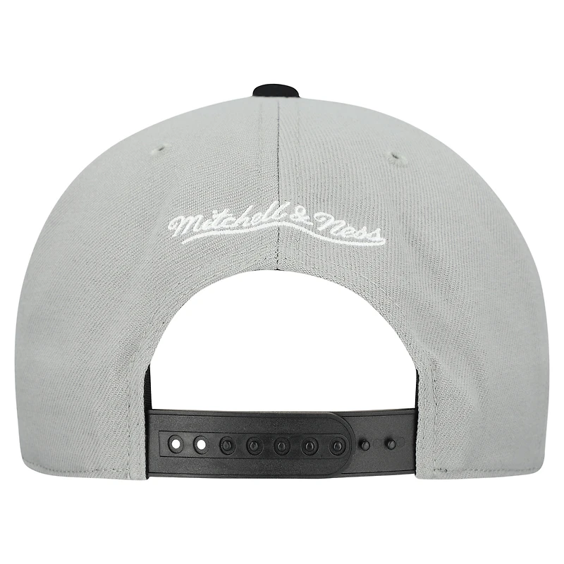 Unisex Mitchell & Ness  Gray New York Mets Basic Coop Pro Adjustable Hat