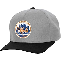Casquette à pression Pro Crown des Mets MLB Mnc Basic Coop V100492, chapeau HP14806-NYMGREY #30