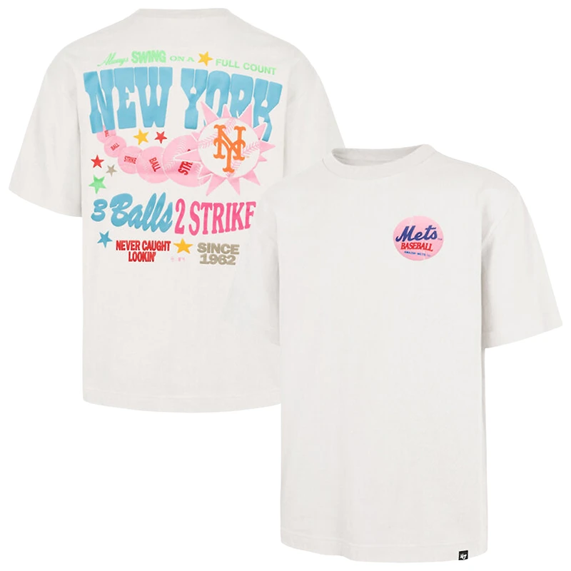 Unisex '47 Cream New York Mets Turnpike Chuck Foundation T-Shirt