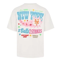 Unisex '47  Cream New York Mets Turnpike Chuck Foundation T-Shirt