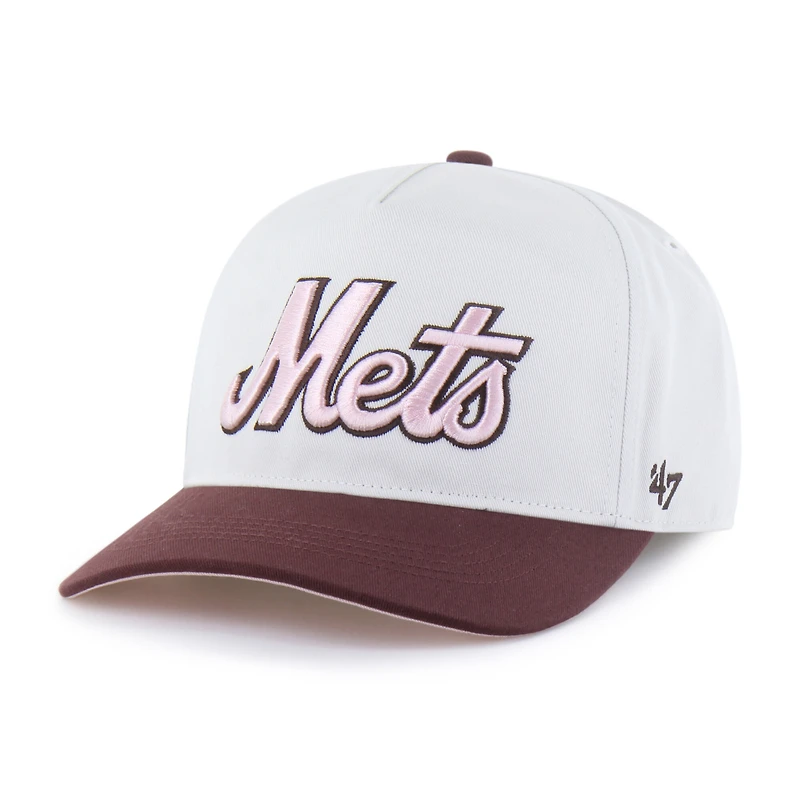 Unisex '47 Stone/Burgundy New York Mets Love Letter Adjustable Hitch Hat