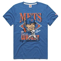 T-shirt unisexe hommage à David Wright Royal New York Mets Caricature Tri-Blend
