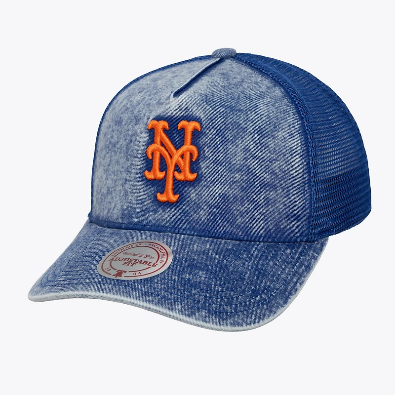 Unisex Mitchell & Ness  Royal New York Mets Gameday Adjustable Trucker Hat