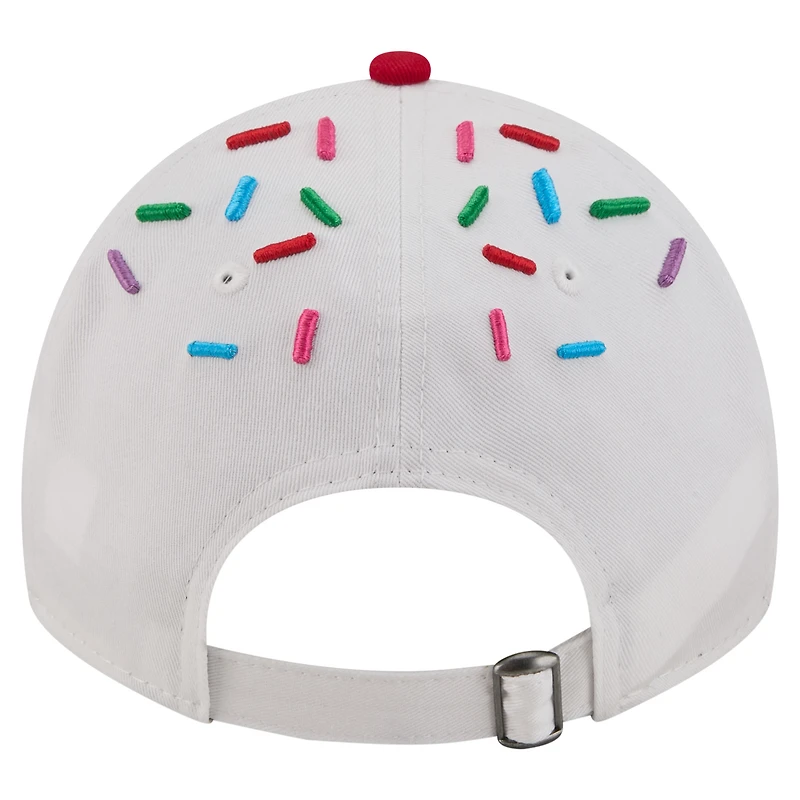 Unisex New Era  White New York Mets Sprinkle 9TWENTY Adjustable Hat