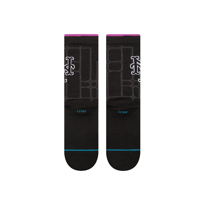 Unisex Stance  Black New York Mets 2024 City Connect Crew Socks