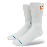 Chaussettes unisexes Stance New York Mets à écusson tricotées mi-mollet