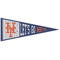 Fanion à slogan WinCraft New York Mets 13" x 32"