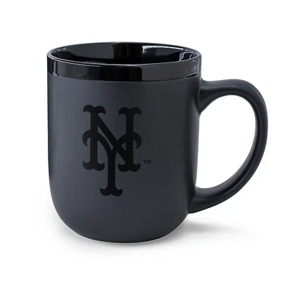WinCraft New York Mets 17oz. Black Tonal Ceramic Mug