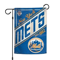 Drapeau de jardin WinCraft New York Mets à double face 12'' x 18''