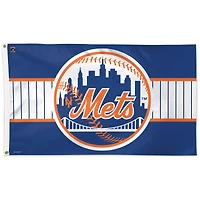 WinCraft New York Mets 3 pi x 5 pi Collection Cooperstown Drapeau unilatéral