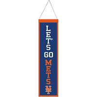 WinCraft Mets de New York 8" x 32" Bannière en laine avec slogan