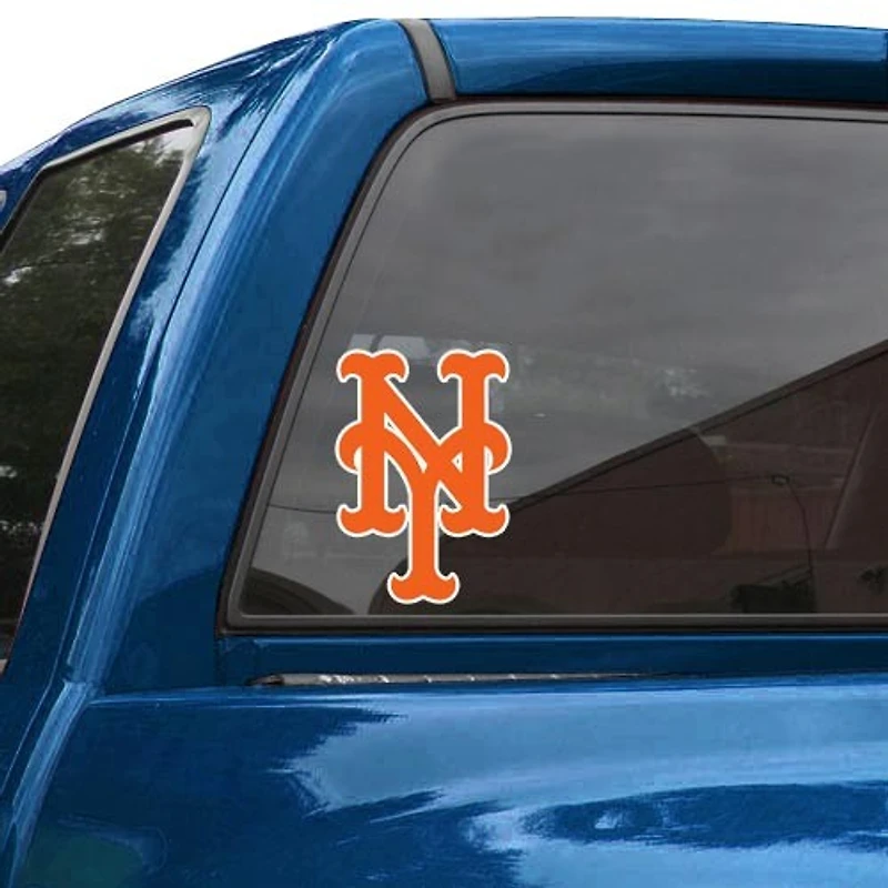 Autocollant de voiture avec le logo de l'équipe des New York Mets (8 pouces) en couleur