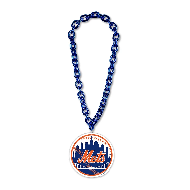 WinCraft New York Mets Collier avec logo à grande chaîne