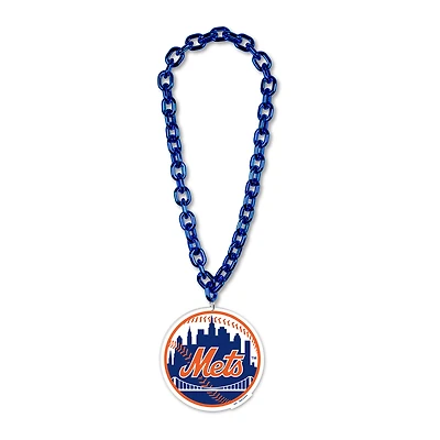 WinCraft New York Mets Collier avec logo à grande chaîne