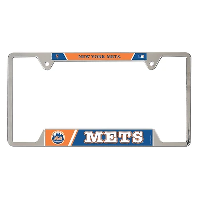 WinCraft  New York Mets Chrome Plated Metal License Plate Frame