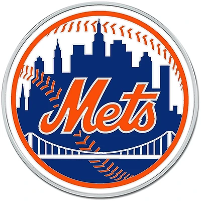 WinCraft New York Mets Colored Chrome Auto Emblem