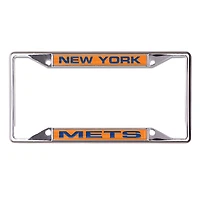 Cadre de plaque d'immatriculation incrusté WinCraft New York Mets