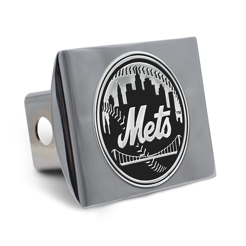 Housse d'attelage en métal chromé haut de gamme WinCraft New York Mets