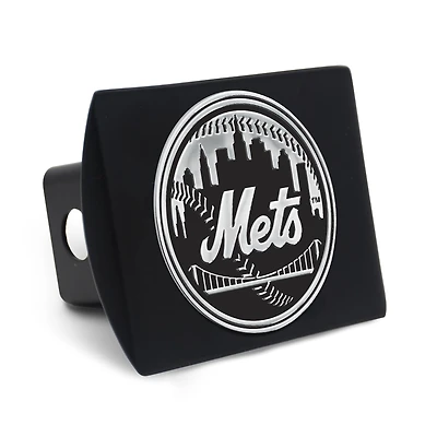Cache-attelage WinCraft New York Mets Premium en métal chromé avec logo des Mets
