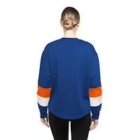 Women's New Era  Blue New York Mets Game Day Color Pullover Sweatshirt
