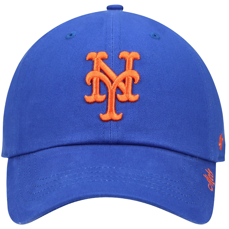 Women's '47 Royal New York Mets Team Miata Clean Up Adjustable Hat