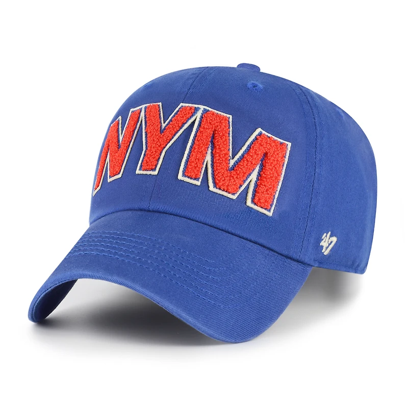 Women's '47 Royal New York Mets Zoey Clean Up Adjustable Hat