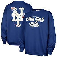 Women's '47 x Stoney Clover Lane Royal New York Mets Oversized Sweatshirt