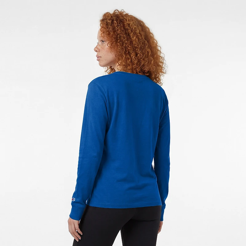 Women's Champion  Royal New York Mets Long Sleeve T-Shirt