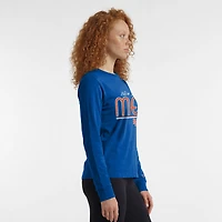 Women's Champion  Royal New York Mets Long Sleeve T-Shirt