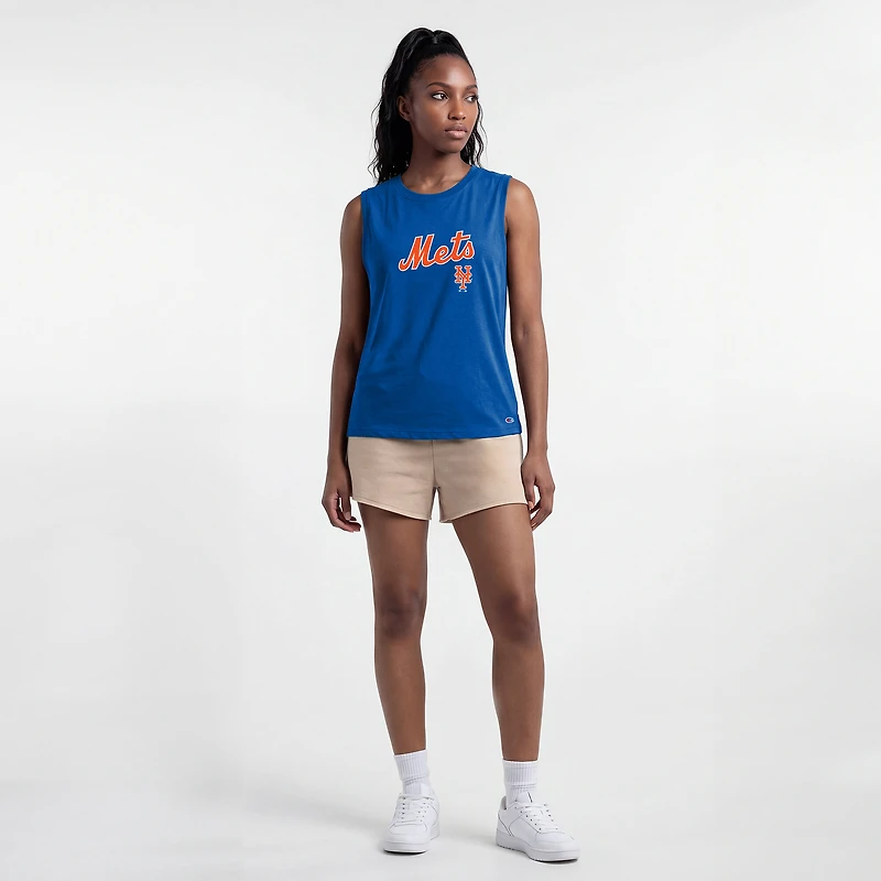 Women's Champion  Royal New York Mets Muscle Tank Top