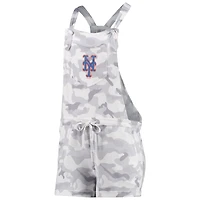 Salopette barboteuse camouflage Concepts Sport gris New York Mets pour femmes