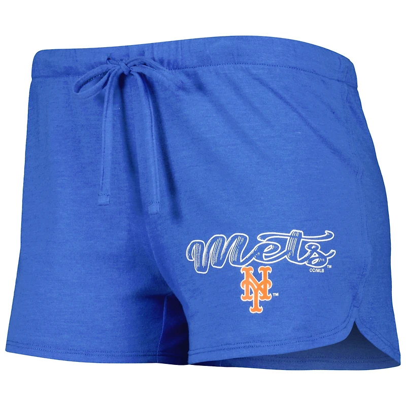 Women's Concepts Sport Royal New York Mets Billboard Racerback Tank & Shorts Sleep Set