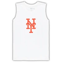Women's Concepts Sport White/Royal New York Mets Plus Tank Top & Shorts Sleep Set