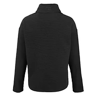 Veste demi-pression écologique Hunts Point des Mets de New York pour femme, noire, Cutter & Buck