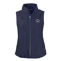 Gilet zippé entièrement recyclé pour femme, bleu marine, Cutter & Buck, New York Mets Charter